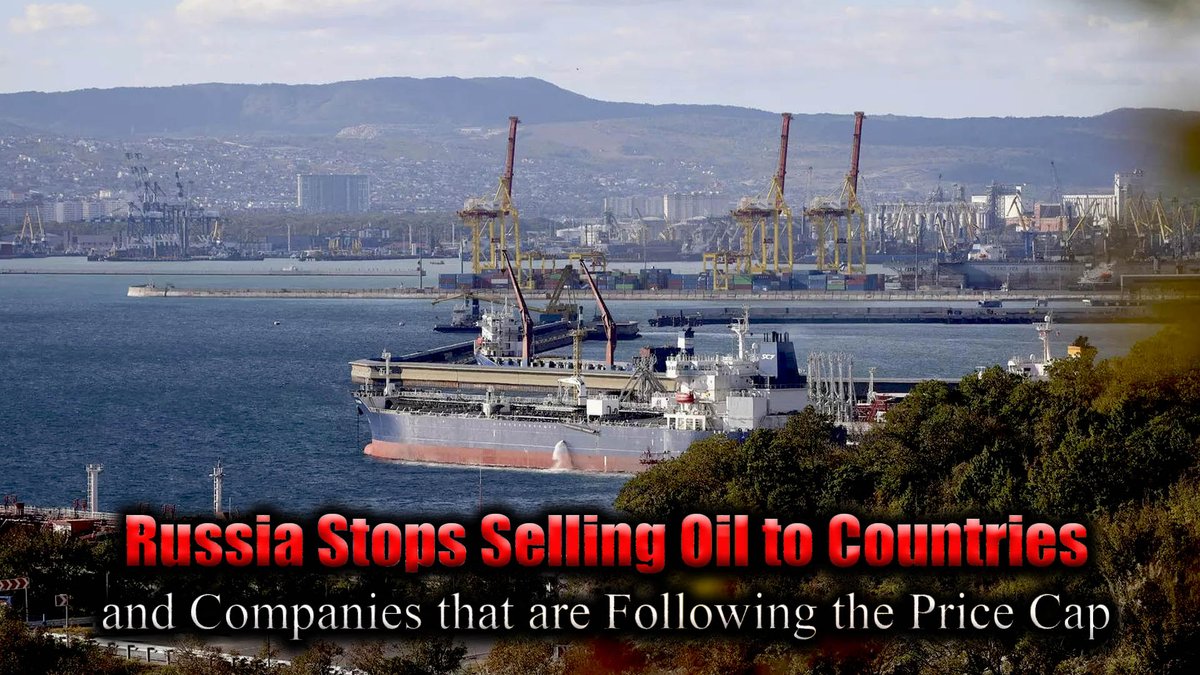 Russia stops selling oil to countries and companies that are following the price cap.

As a response to Moscow's invasion of Ukraine, Western countries agreed to put a price cap on oil. As a result, Russian President Vladimir Putin has signed a law that bans oil sales.
