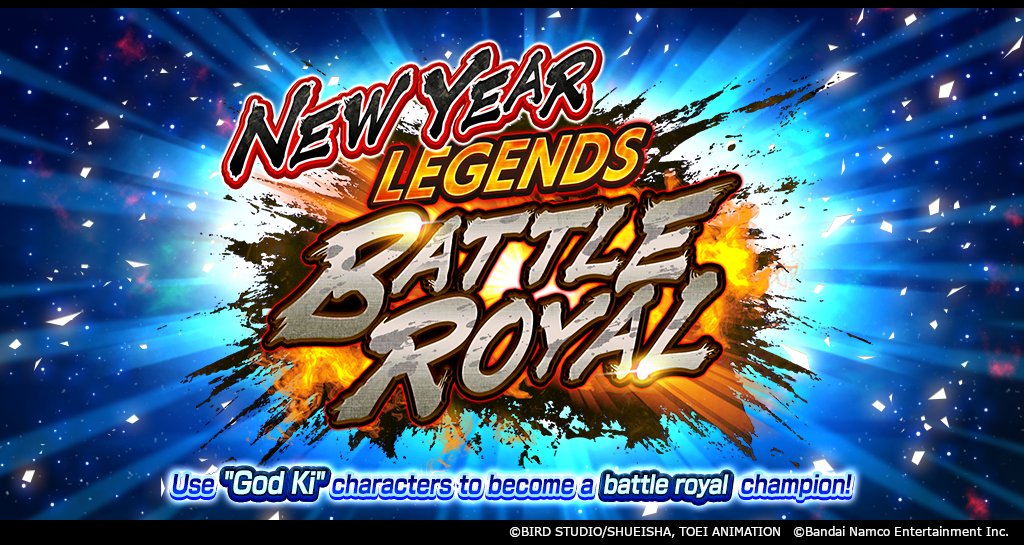 DB_Legends's tweet photo. ["NEW YEAR LEGENDS BATTLE ROYAL - God Ki -" Is On!]
Get Entry Tickets every day to play this PvP Event where character levels, Classes, etc. are standardized! This time, only "Tag: God Ki" characters can be used! Seize victory with your best party!

#DBLegends
#LegendsFestival https://t.co/53XlSwiFPm