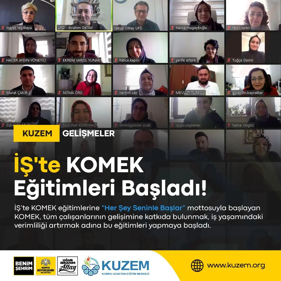 İŞ'te #KOMEK Eğitimleri Başladı

İŞ'te KOMEK eğitimlerine "Her Şey Seninle Başlar" mottosuyla başlayan KOMEK, tüm çalışanlarının gelişimine katkıda bulunmak, iş yaşamındaki verimliliği artırmak adına bu eğitimleri yapmaya başladı.

#kuzem #uzaktaneğitim