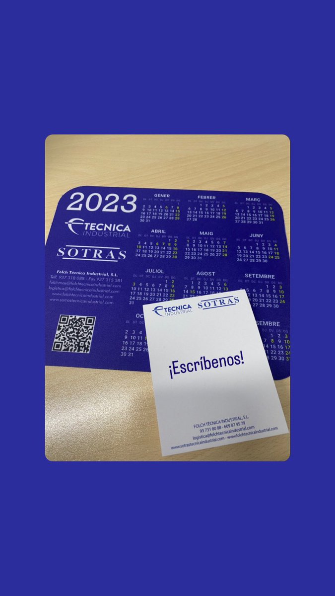 #felizmiercoles 🙂
➡️¡Ya nos están llegado cosas para 2023 y a vosotros en vuestros paquetes también lo vais a recibir 📦!
.
.
.
#empresa #industrial #merchendise #airecomprimido #compresores