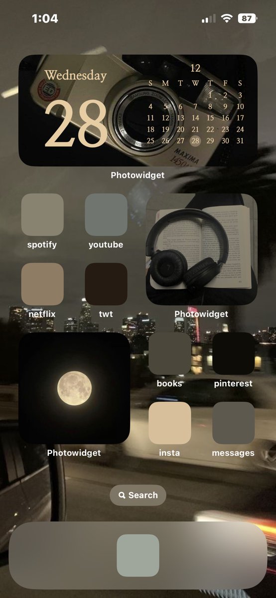 my new lock + home screens 🫶🏻