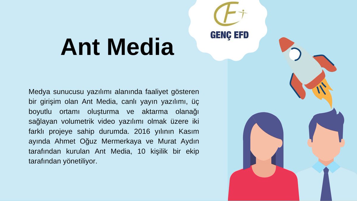 Start-Up Tanıtımı
#antmedia #startup #girişim #gencefd