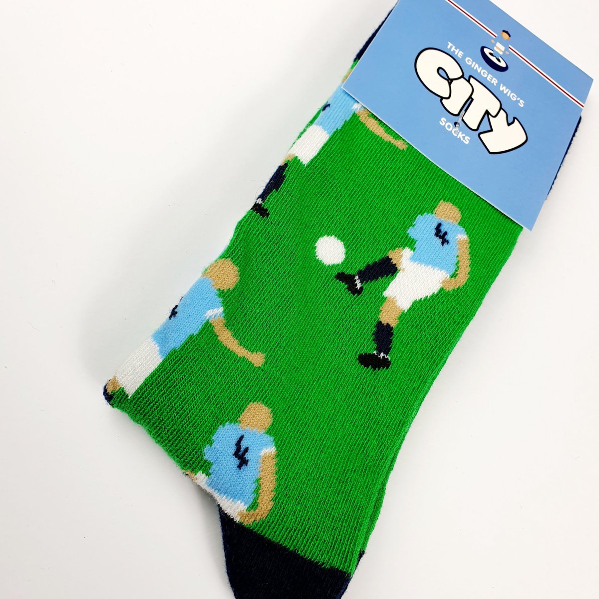 thegingerwig's tweet photo. MATCHDAY COMPETITION 

To celebrate league football returning let's have a competition 

If City beat Leeds tonight we’ll give away a pair of our Don't shoot Vinny socks to a follower

Simply Retweet to enter 

Cmon City https://t.co/tt6HLLCMr7