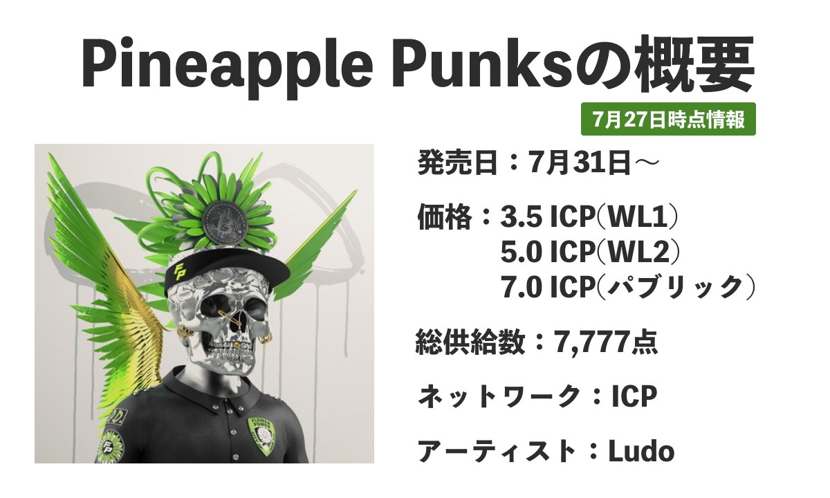 Lily_Lily015's tweet photo. 8月【 $ICP=1,199円】
#PineapplePunks がセールを実施し完売!
#IKUZO ホルダーに#IKUWAYO がエアドロ
#DCity が #Vibesters を買収
#ICBoxy ホルダーに $BOX と #BoxyGirl がエアドロ
#BTCFlower がバンクシーとのコラボNFTを出すと発表
8月続↓ https://t.co/AC3tgzidNO