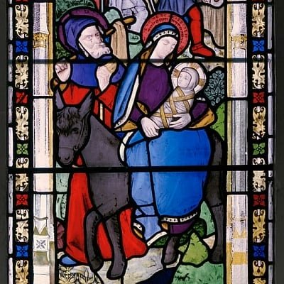 Pugin_awn's tweet photo. #FlightIntoEgypt. #Stainedglass designed by #AWNPugin. #ChurchofStMarytheVirgin, #Hambleden, #Buckinghamshire. 1853.

#pugin #augustuspugin #gothicrevival #gothicrevivalstainedglass #stainedglasswindow #design #designinterior #pugindesign #stainedglassgothicrevival #holyinnocents https://t.co/AXccWNMC9i