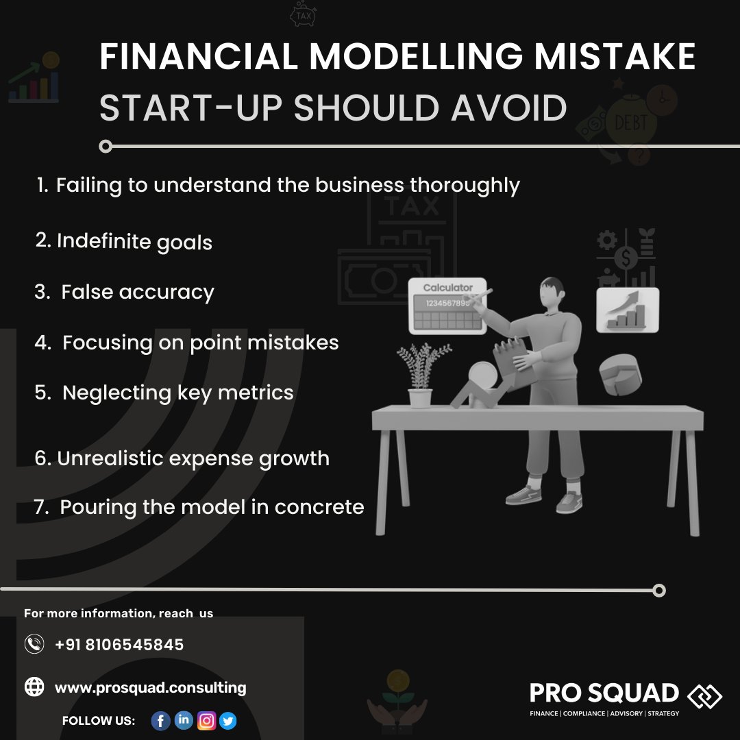 ProSquad_Co's tweet photo. Many start-ups use financial models that don’t meet their needs. The result is a lack of information and insight for both the leadership team and potential investors.
#business #financialmodeling #startupfunding #startupadvice #prosquad #startupindia #prosquadconsulting https://t.co/J8iOZXNDwc