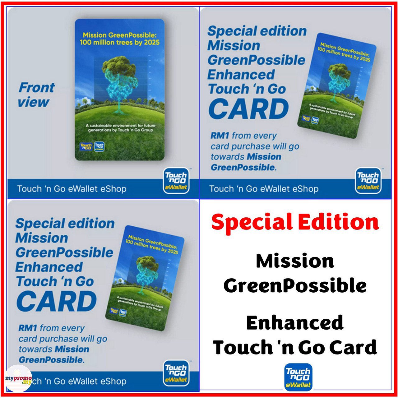 TNG NFC Special Edition GreenPossible Card