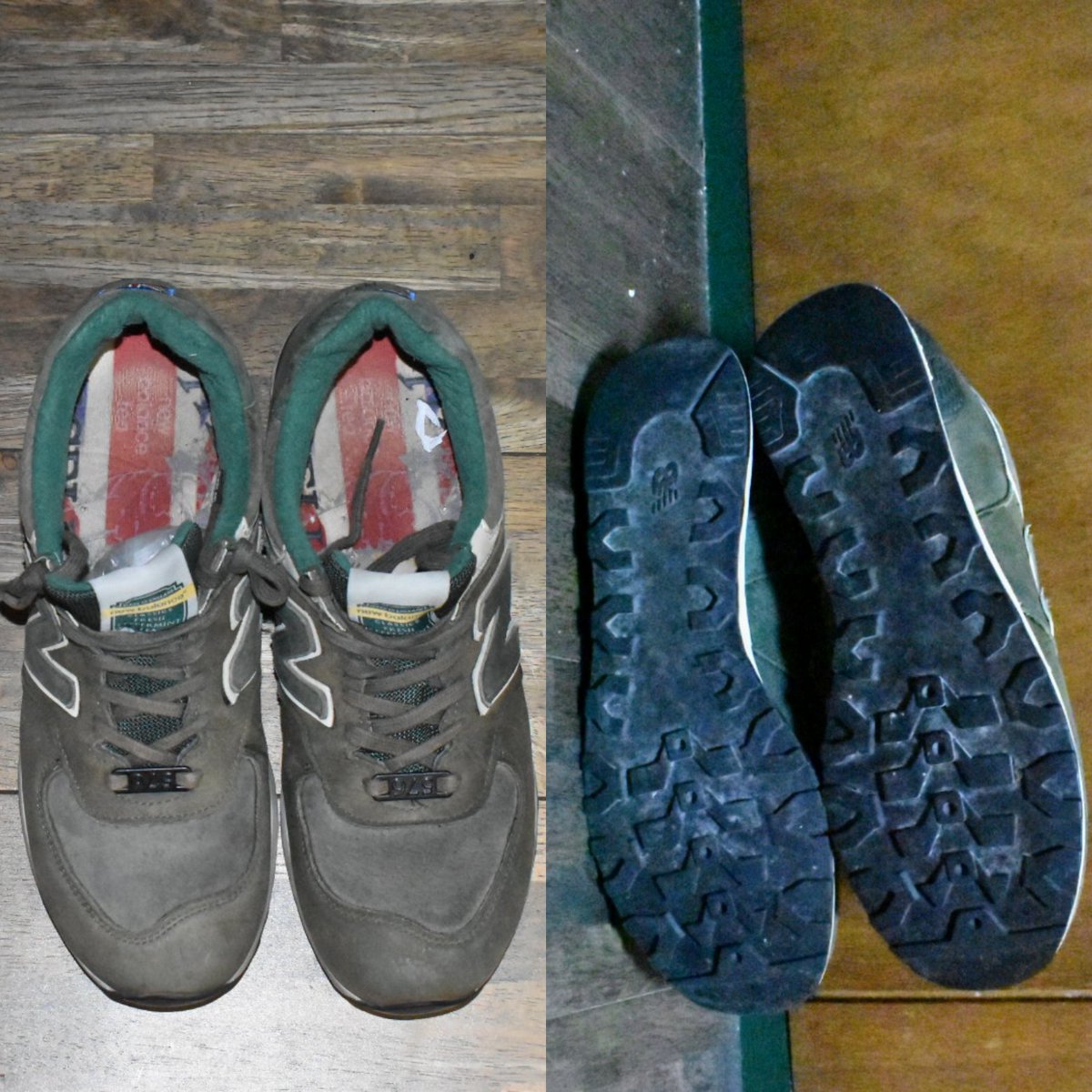 majoe7024's tweet photo. NEWBALANCE M576 TOL "Fresh Peppermint Tea"
中古のため、だいぶ色あせてますが、新品の時の緑はもっと綺麗なんだろうと思わせるスニーカー
#NEWBALANCE #m576 #freshpepperminttea #madeinuk #ニューバランス #フレッシュペパーミントティー #イギリス製 https://t.co/mH922aZqcU