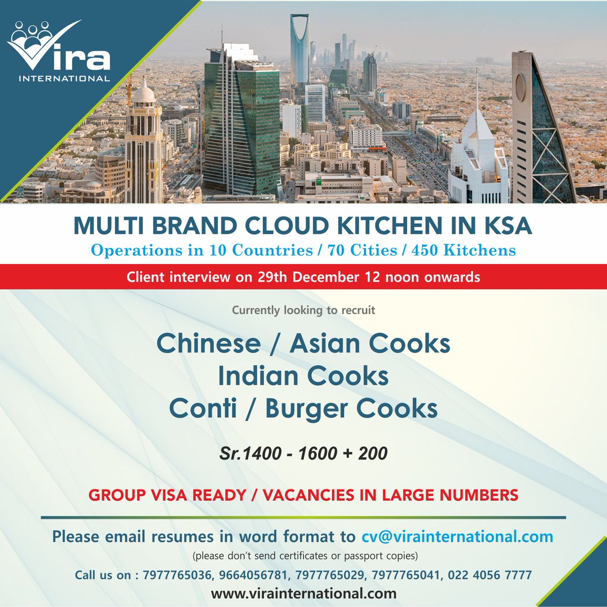 Vira_India's tweet photo. #hospitality #hiring #hospitalitydesign #chefstagram #chefsplatform #hiringchefs #india #chefs #indian #indianfood  #chefstalk  #indianfoodbloggers #chefsroll #indianfoodie #hire #Jobs #Recruitment #Jobsearch #Jobopportunity #Jobhunters #Jobvacancy #Openings #HospitalityJobs https://t.co/x6NlAVUplQ