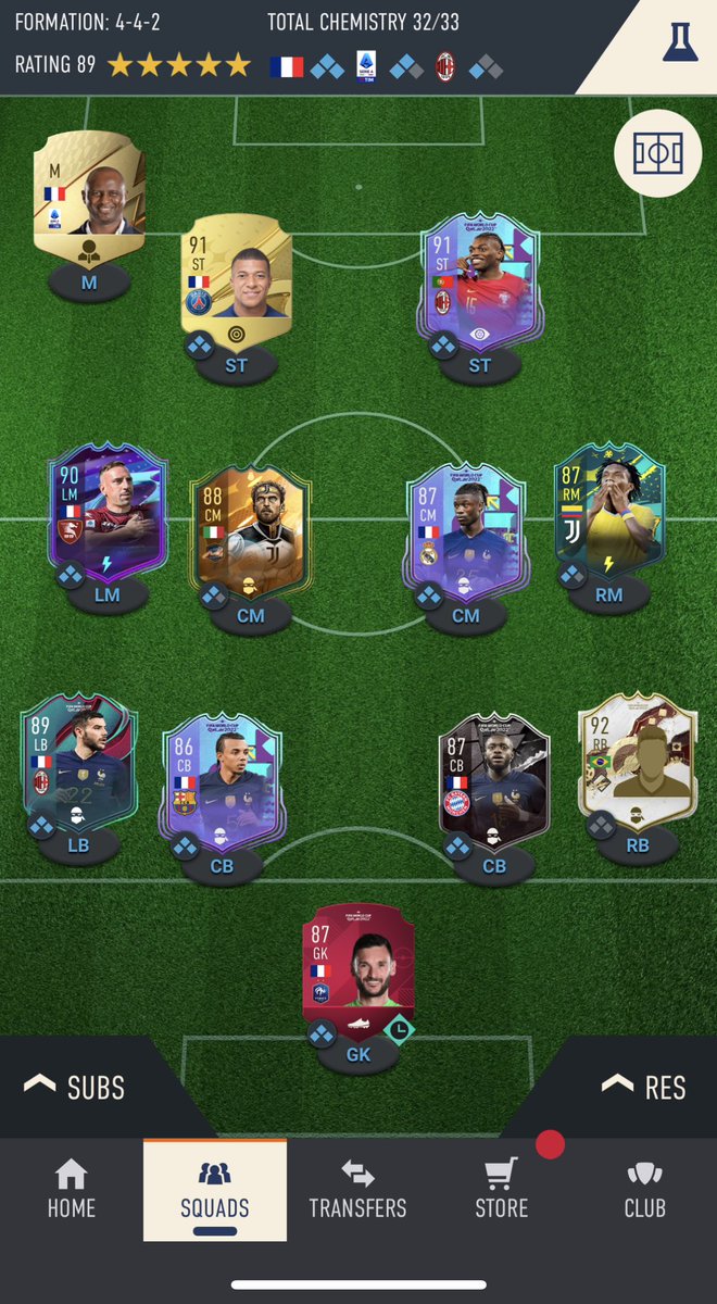 SHudati's tweet photo. @FutSheriff Any change needed for the team? Suggestions? https://t.co/GSXULqigNE