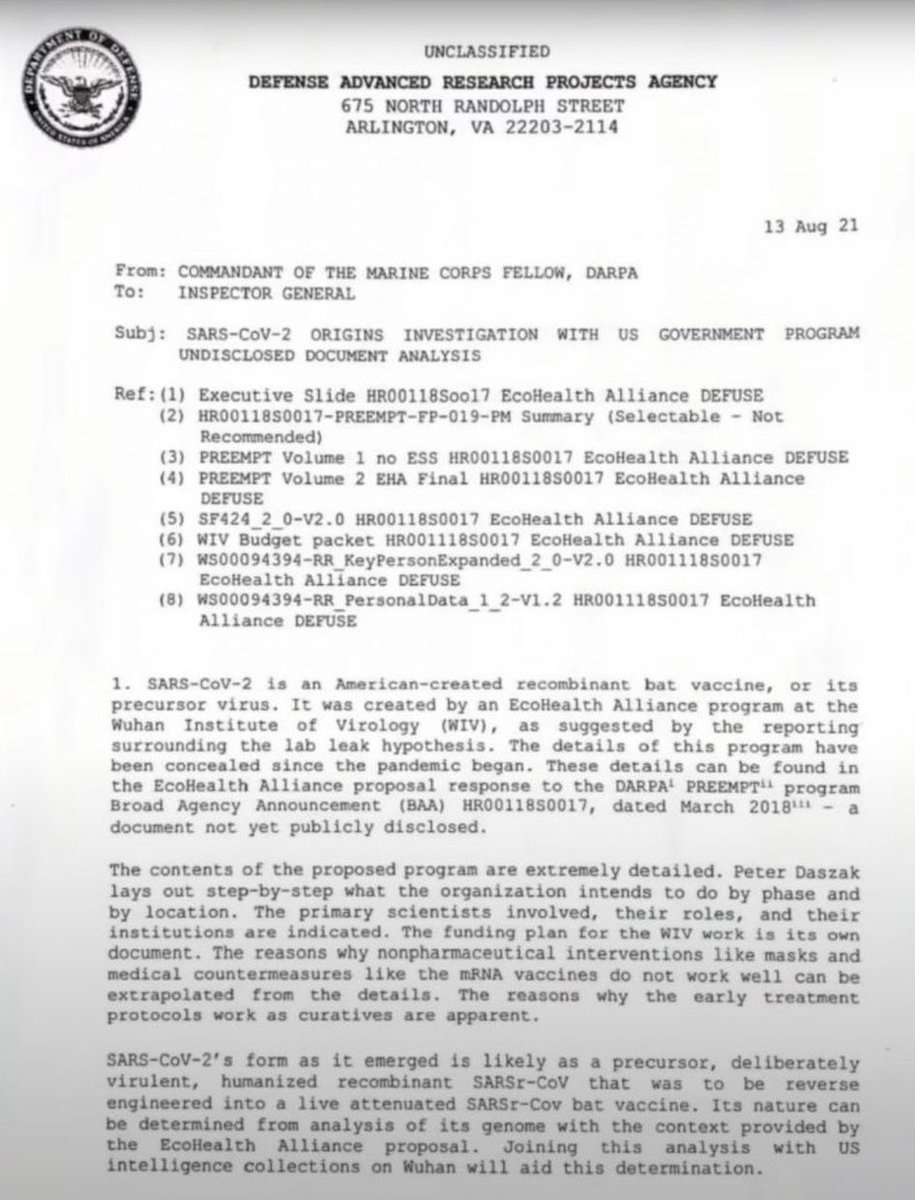 CyberHansip86's tweet photo. Jika Anda masih ragu tentang asal usul Covid-19, baca ini. Thanks kpd RenzTom krn telah membagikan dokumen ini.
Penelitian peningkatan fungsi yg didanai Pemerintah AS di laboratorium Wuhan diChina menciptakan Covid-19 &amp; membunuh jutaan orang. 
Mengapa media tdk memberitakan ini? https://t.co/c0ufPY4gVz