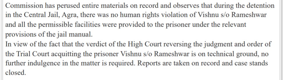 Shubham_fd's tweet photo. Reply of the state to the National Human Rights commission. https://t.co/XhWHNvNwtK