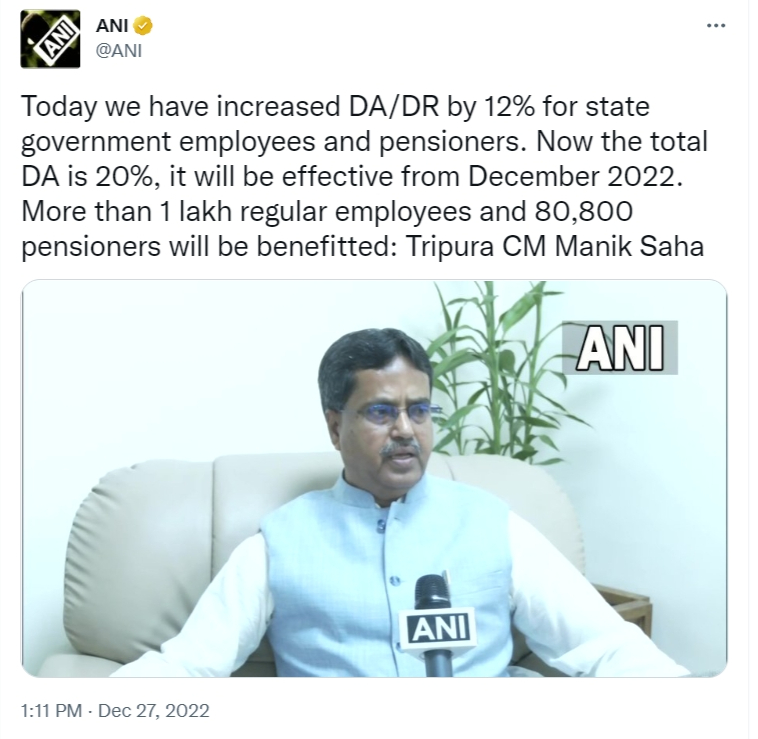 The Vidhan Sabha elections in the North-Eastern State of Tripura are just a couple of months away....