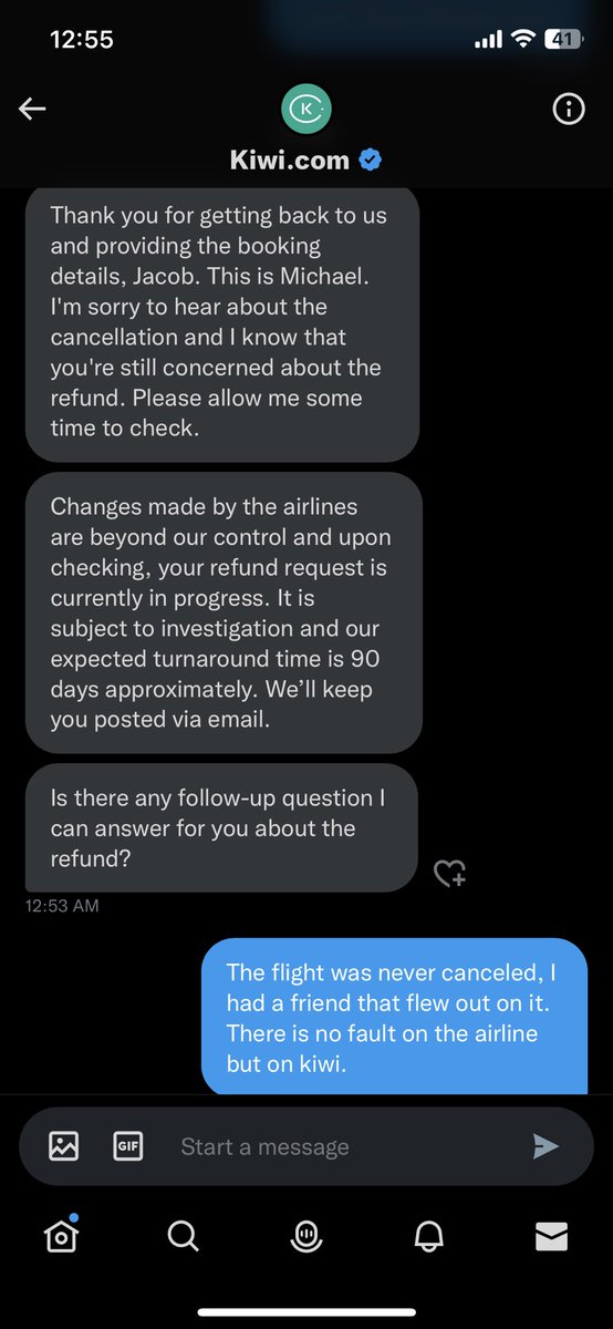 dukeph_nft's tweet photo. From what we’ve seen before they obviously don’t keep any call records. @kiwicom247 https://t.co/76oGH6tq1D