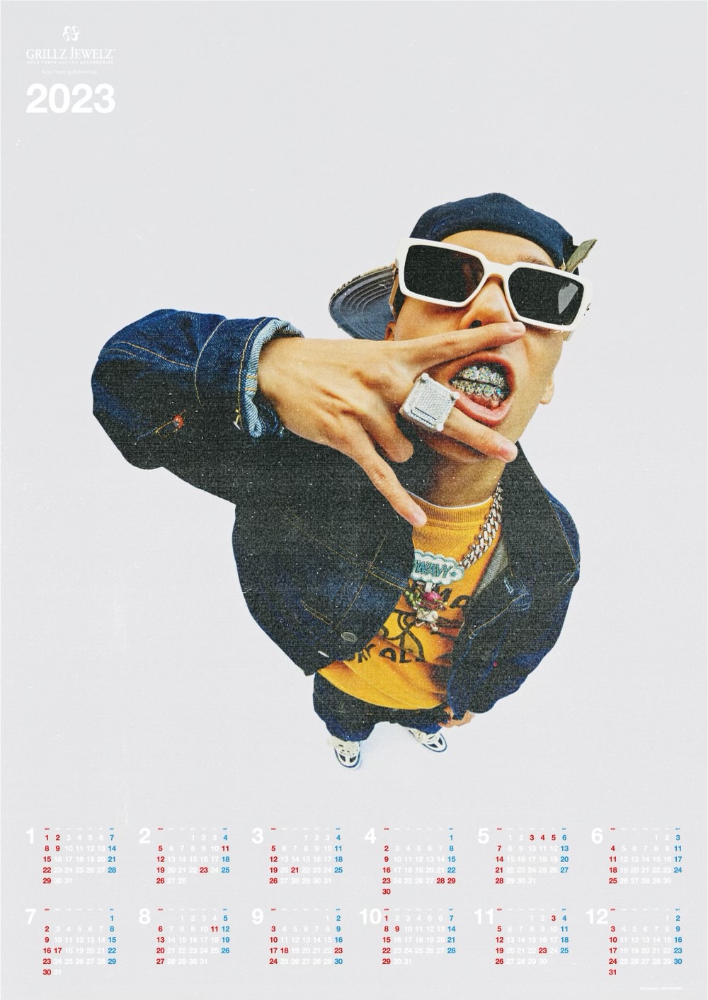 KOHH×GRILLZJEWELZ ポスター づらし KOHH×GRILLZJEWELZ ポスター づらし