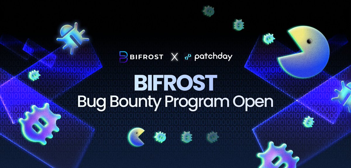 Bifrost_Network's tweet photo. [#BIFROST Bug Bounty Program] 👾👾
Our bug bounty program is now LIVE on PatchDay! Find and report errors in our code to receive bounties of up to $75,000 (PatchDay is currently available only in Korean). https://t.co/m5WgpEjVr5 https://t.co/PLPEYi9Efo