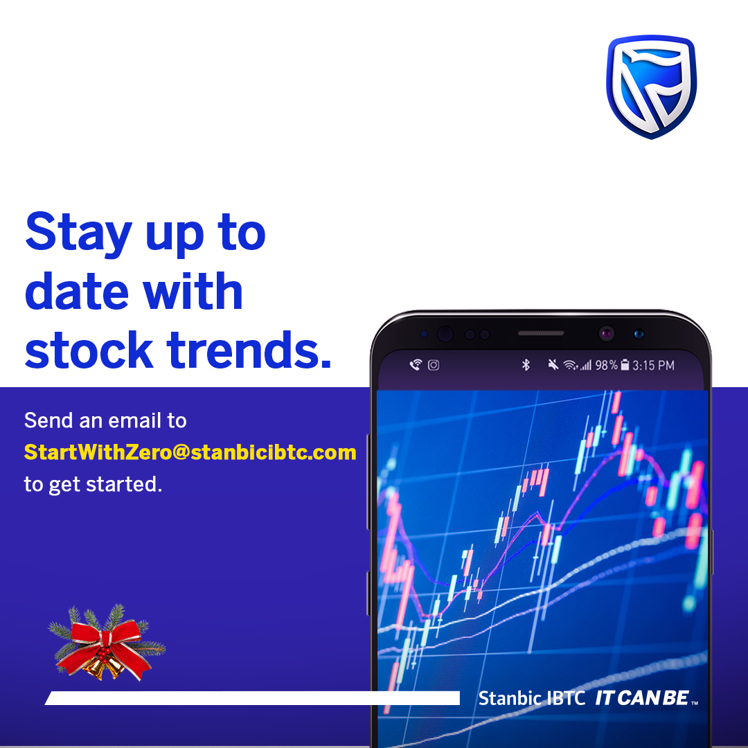 StanbicIBTC's tweet photo. Monitor activities and trend analysis in the Nigerian stock market from the comfort of your homes and offices. Send an email to StartWithZero@stanbicibtc.com to invest in stocks today.
#ITCANBE
#StartWithZero
#Stocks
#ITCANBE https://t.co/zgg1K1CQ9m