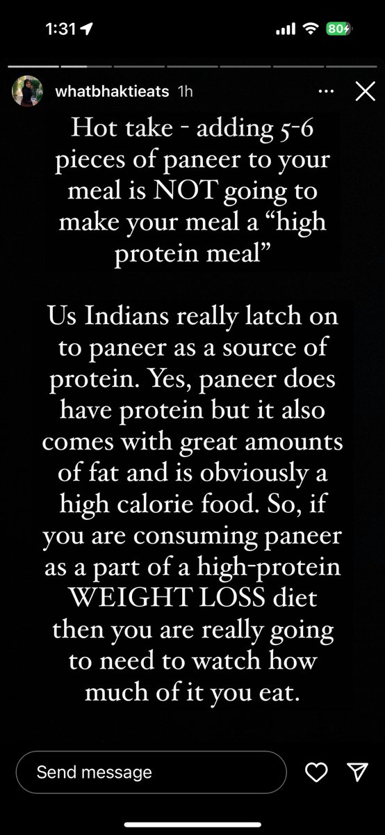 BhaktiPChavda's tweet photo. Shed some light on paneer as a source of protein on a #highprotein diet, on my Instagram page today (1/2) https://t.co/LInyIQAPu2