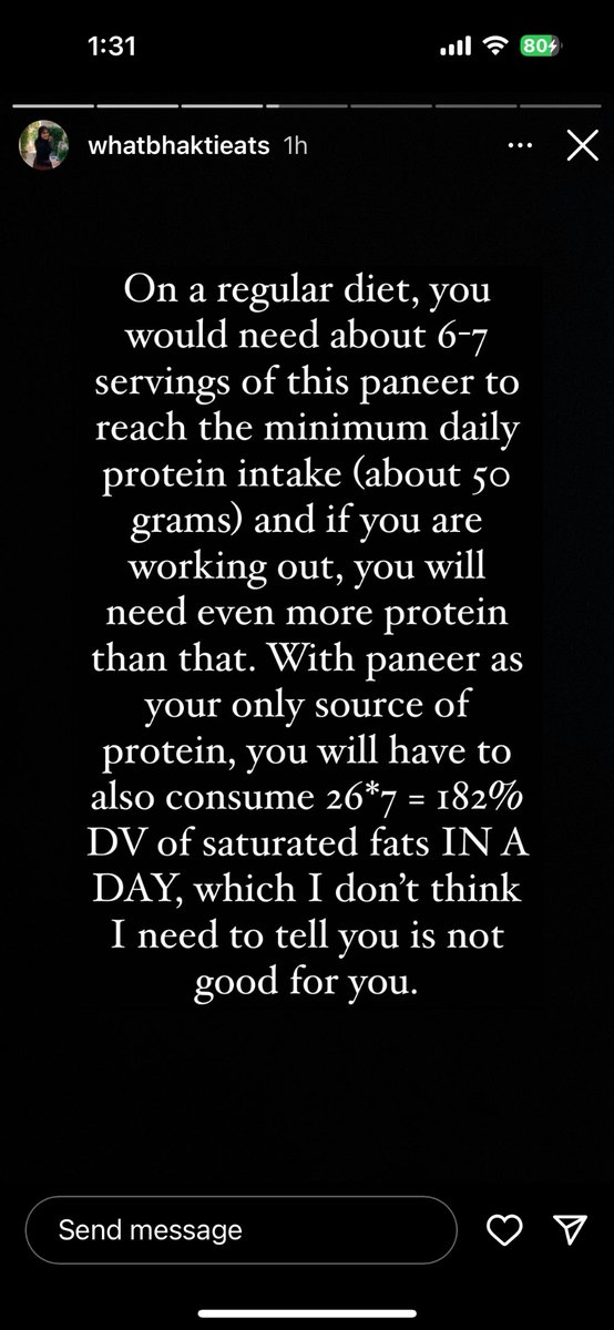 BhaktiPChavda's tweet photo. Shed some light on paneer as a source of protein on a #highprotein diet, on my Instagram page today (1/2) https://t.co/LInyIQAPu2
