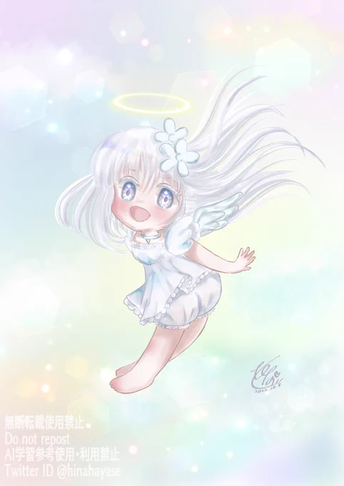  そうなんです…ドライフラワーさんの白がとても素敵であんな風に描いてみたいなと思ったのがキッカケです。彼女みたいにはどう足掻いてもなれないですが私らしい「白」が描けたらいいなと思います天使ちゃん…↓この娘ですね覚えていて下さって嬉しいですありがとうございます 