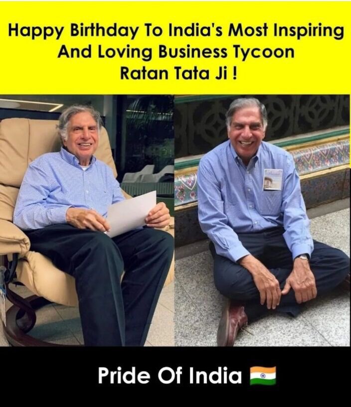 Happy Birthday Sir Ratan Tata  