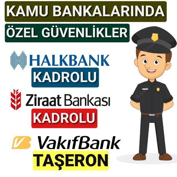 sgirgin48tbmm's tweet photo. Kamu bankalarından  @Halkbank @ziraatbankasi Güvenlikleri kadrolu çalışırken Kamu bankası  @VakifBank Güvenlikleri Neden taşeron çalıştırılıyor?Kamu bankaları arasında neden ayrım yapılıyor?
Taşeron iştirak şirketlere son verilsin!
@BDDKResmi @vedatbilgn @csgbakanligi @vakifbank https://t.co/3DjQDXZQdB