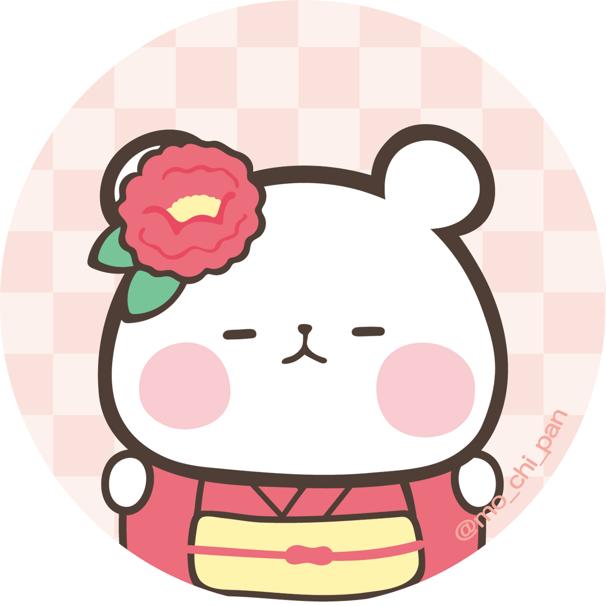 お正月なもちぱんの仲間たち🎍🐰 #もちもちぱんだ #もちぱん #くろぱん