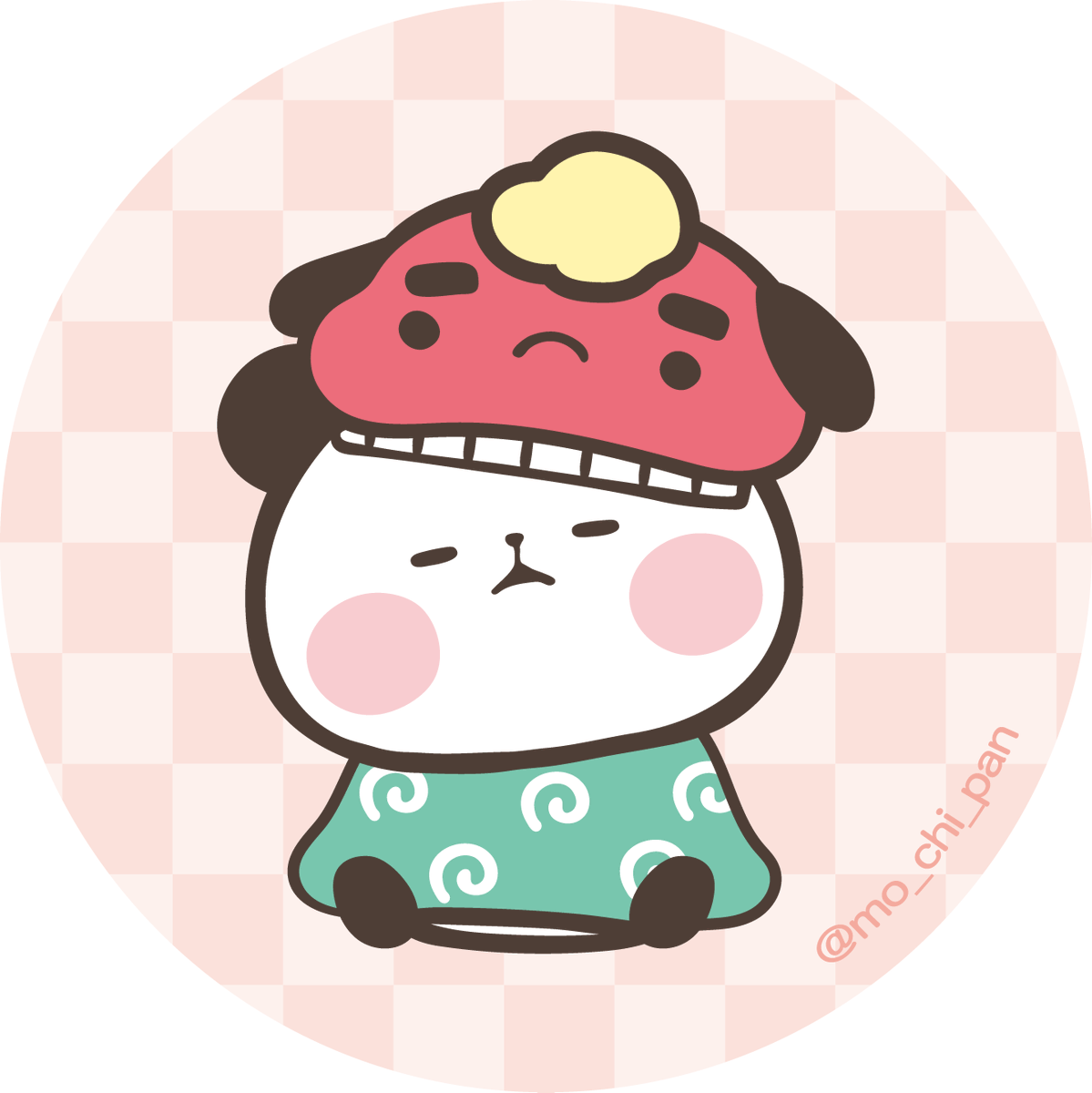 お正月なもちぱんの仲間たち🎍🐰 #もちもちぱんだ #もちぱん #くろぱん