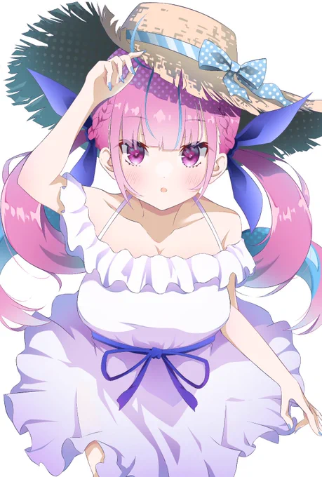白ワンピース#あくあーと #湊あくあ 