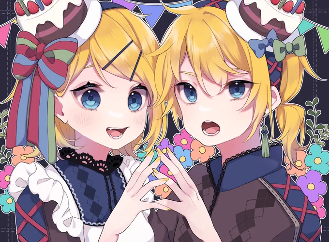 鏡音ちゃんお誕生日おめでとうございました#鏡音誕生祭2022 #鏡音生誕祭2022 #鏡音15誕 