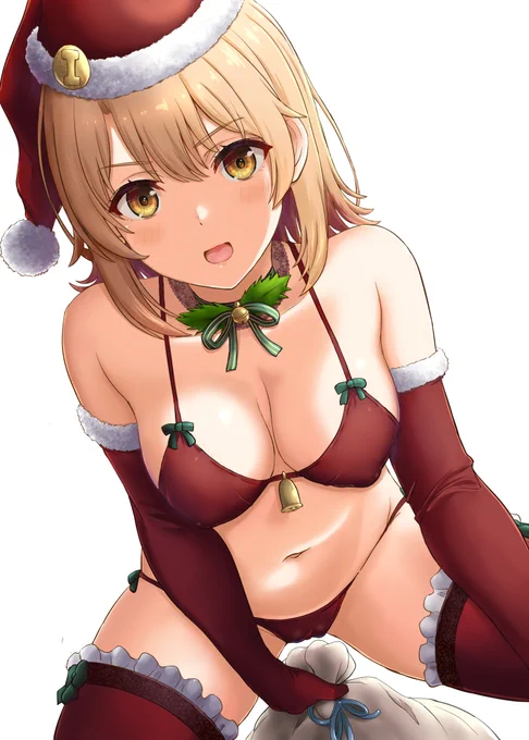 クリスマスいろはす
「今日いい子にしてた先輩にはプレゼントあげちゃいます」 