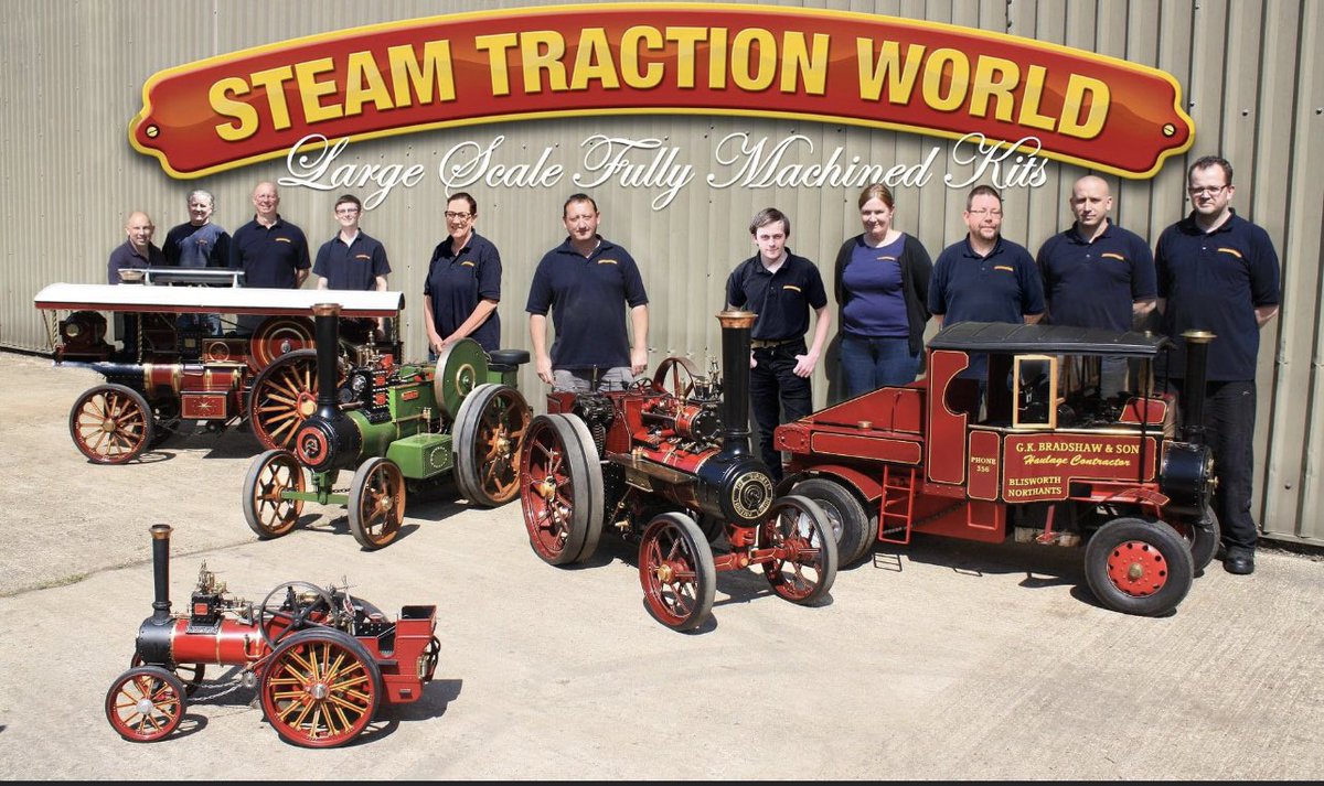 SteamTraction's tweet photo. @NPCreatives @BBCBreakfast Scale model hobby booming. None more so than @SteamTraction who produce the equivalent of two complete large scale metal kits per week. Everything from design, prototyping &amp; manufacture done here in the UK. https://t.co/NDjQcmkFOc