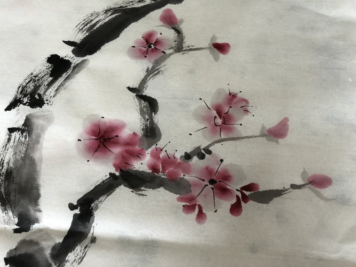 Erste chinesische Malversuche 😬 Gude aus #Singapur