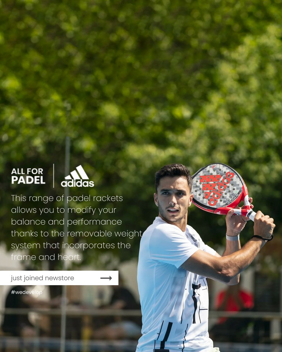 wenewshape's tweet photo. ecommerce development for adidas - allforpadel

adidas is a german multinational corporation, founded and headquartered in herzogenaurach, Bavaria, that designs and manufactures shoes, clothing, accessories, and padel rackets.

claps for @adidas  👏👏👏👏 https://t.co/Al1emNsqRv