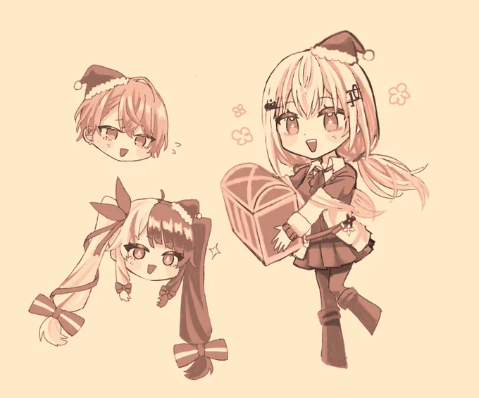 #SMC組クリスマス#はかせレポート #れなの鳥っくあーと #加画美 