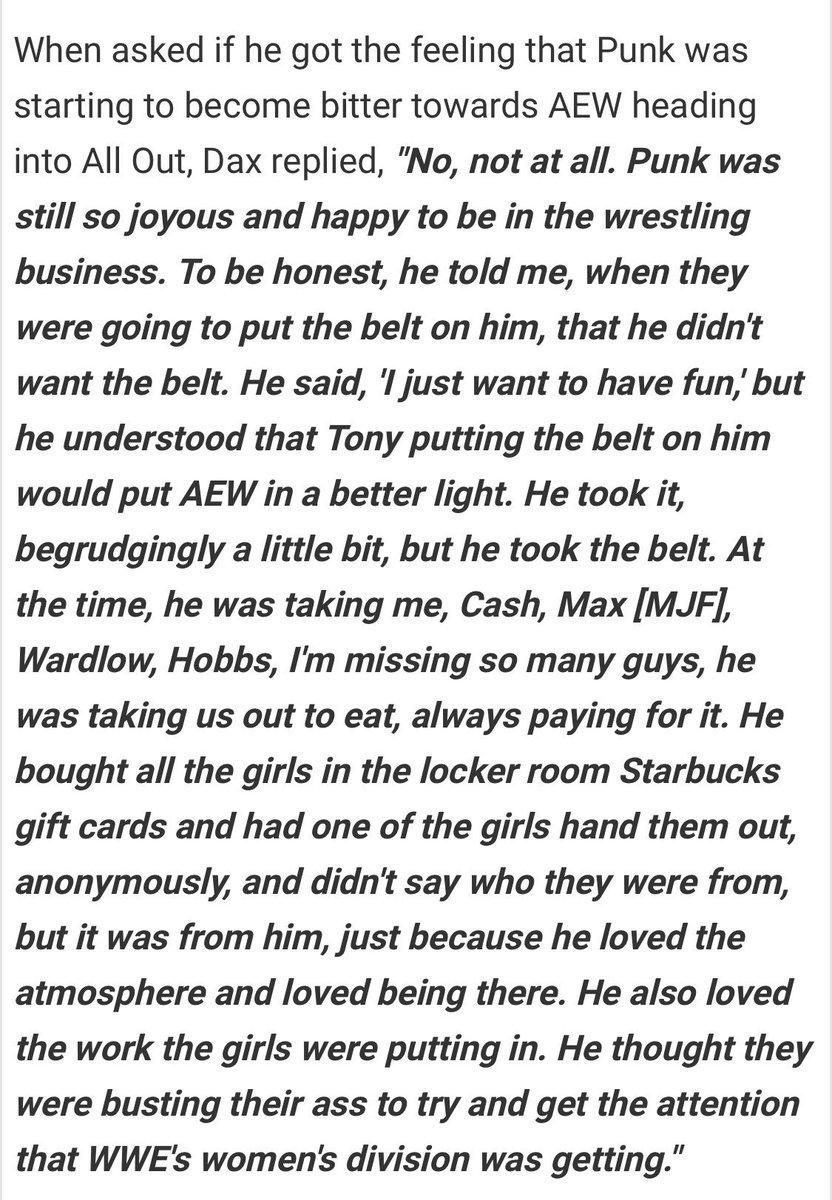 kennymc1ntosh's tweet image. CM Punk sounds like such a monster, right?