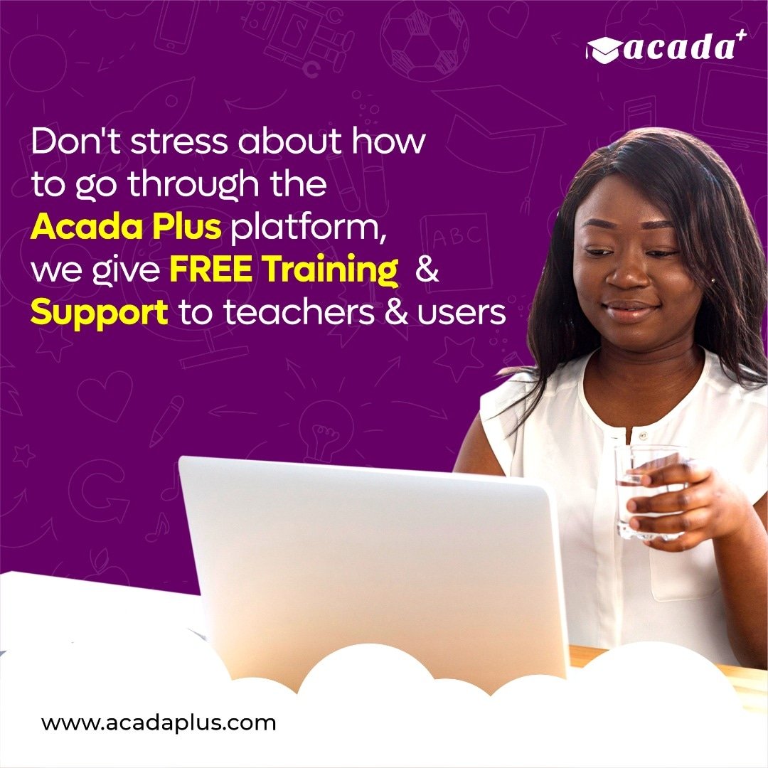 AcadaplusNg's tweet photo. One of our major duties is to ensure your school community gets the most of your investment 

We give free training to users of the platform  with step by step process of how to use the platform and enjoy all the benefits 😍 https://t.co/OjjJumROXU