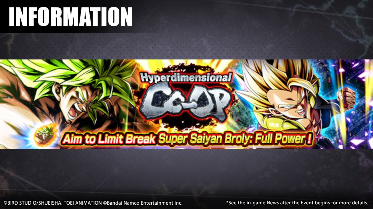 DB_Legends's tweet photo. ["Hyperdimensional Co-Op VS Super Saiyan Gogeta" Is Here!]
It's a 4v1 battle with your Buddy! Get Dual Coins &amp; exchange them for great rewards! This time you can also get Super Saiyan Broly: Full Power (DBL-EVT-61S)'s Z Power and Festival Medals 2022!

#DBLegends
#LegendsFestival https://t.co/hx0MZnRFAf