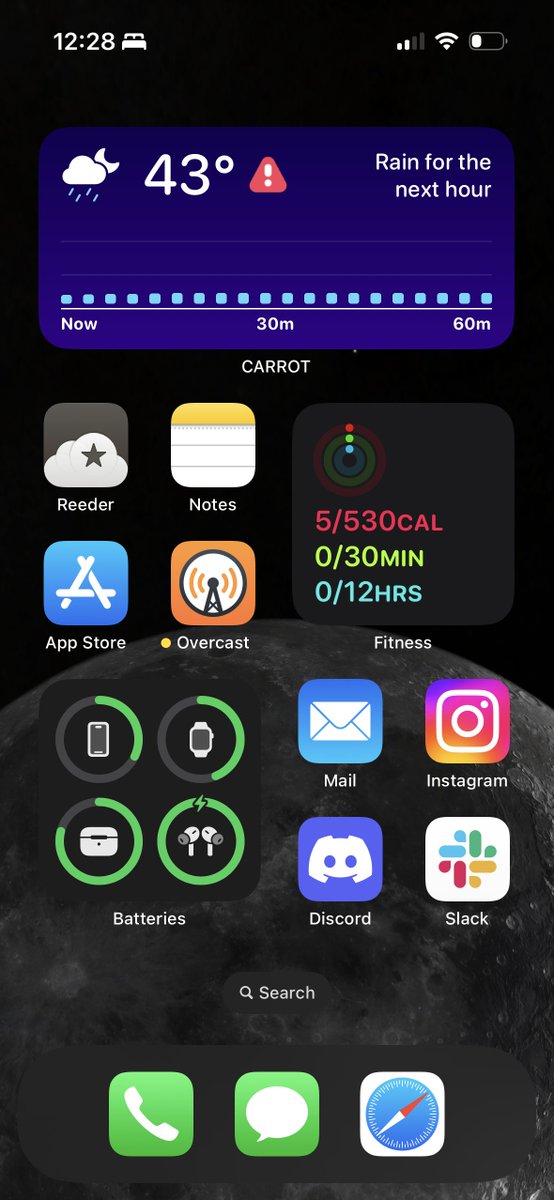 Dru89's tweet photo. @AlexCox #coxmas Here ya go. My daily lock screen/Home Screen and then the sleep mode one since that’s what was actually active when I took the screenshots. https://t.co/31uIom77tg