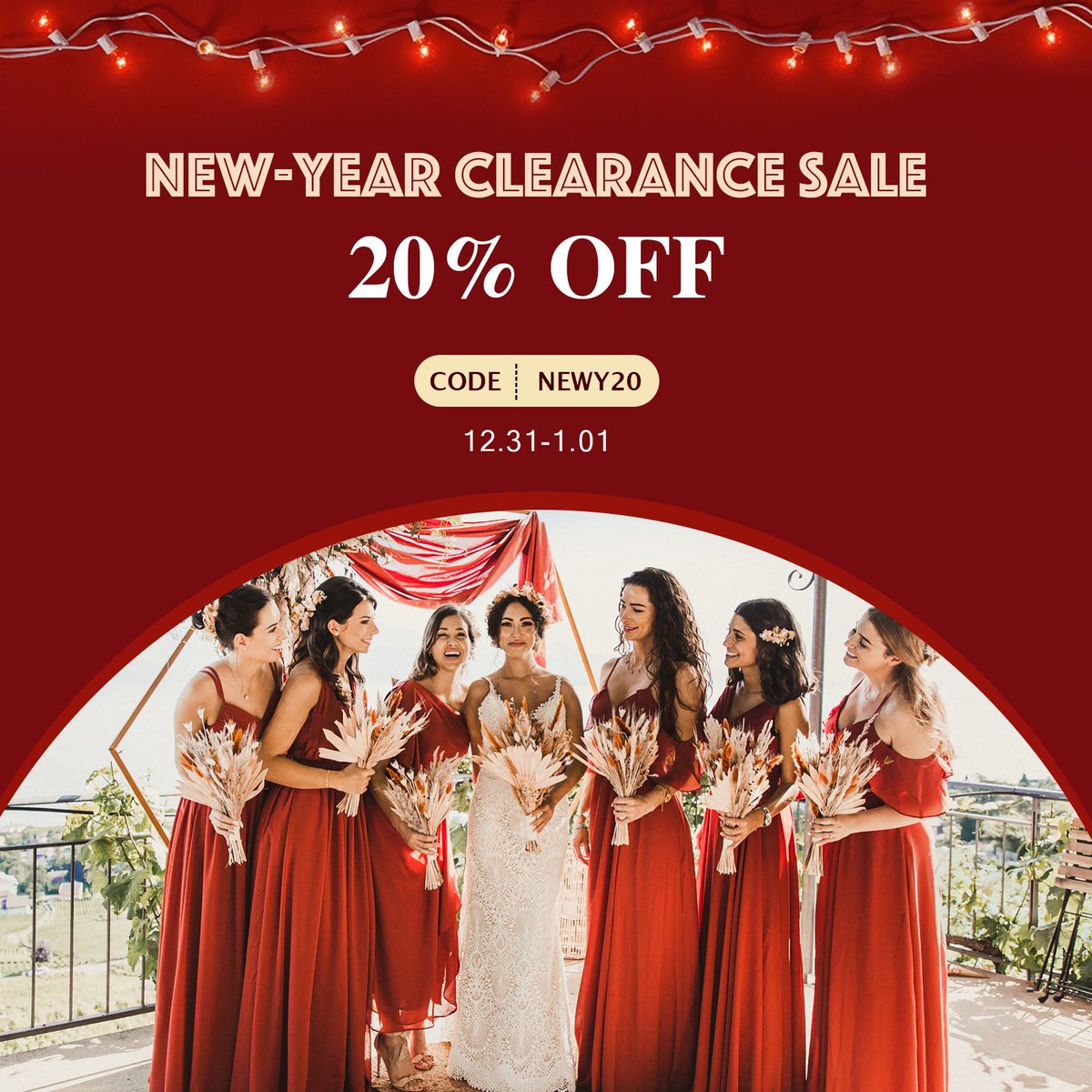 Babaronicom's tweet photo. Hey Ladies, Our New-Year Sale is starting from 12.31-1.01
20% off, All SITEWIDE, ALL DRESSES
Add to shop cart now>>>https://t.co/NWjIOfLhcy https://t.co/yZzcUIK3Zx
