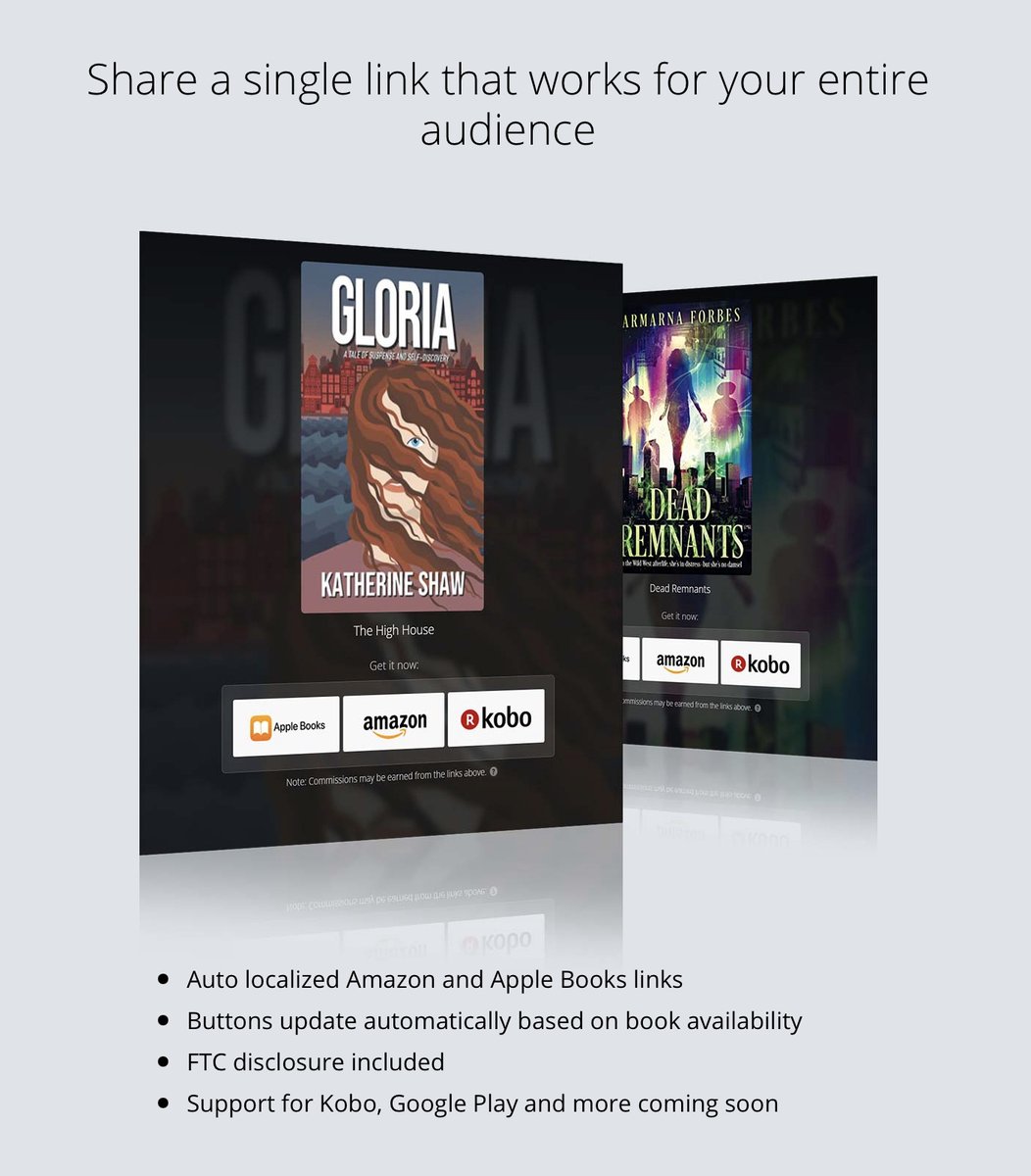 “A free tool that helps authors sell more books with single, localized links for their audience.”

<a href="/Booklinker/">Booklinker</a> by <a href="/geniuslink/">Geniuslink</a>: Universal book links to boost book sales | buff.ly/3dri0CK

 <a href="/geniuslink/">Geniuslink</a> and <a href="/Booklinker/">Booklinker</a> sponsor #BookMarketingChat with <a href="/BadRedheadMedia/">✍BadRedhead Media, Strategic Marketing Consultant</a>