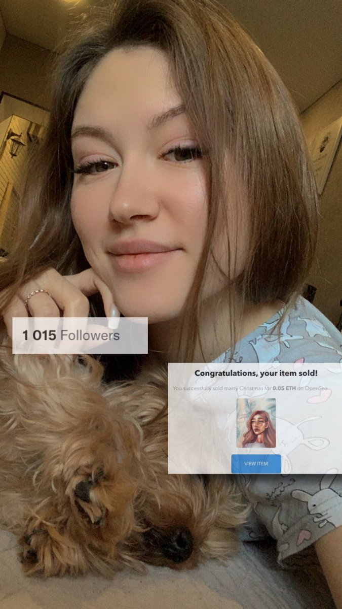 two reasons to rejoice!💃🏼💃🏼💃🏼
𝑺𝑶𝑳𝑫!!! 
my christmas is now with my friend! <a href="/true_magic/">Bevan</a> 😍😍😍

and the first 1.000 followers!!!🥳🥳🥳🥳
I'm insanely 𝑯𝑨𝑷𝑷𝒀! 
thanks everyone for the support!❤️❤️❤️❤️

#NFTCommunity