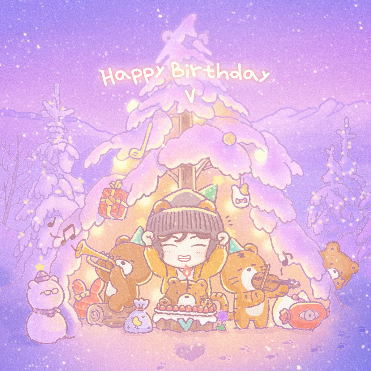 TinyTANofficial's tweet image. When the white flowers bloom,
let’s gather around and play the happy tune🎶

#Happy_V_Day🐻🐯 #TinyTAN