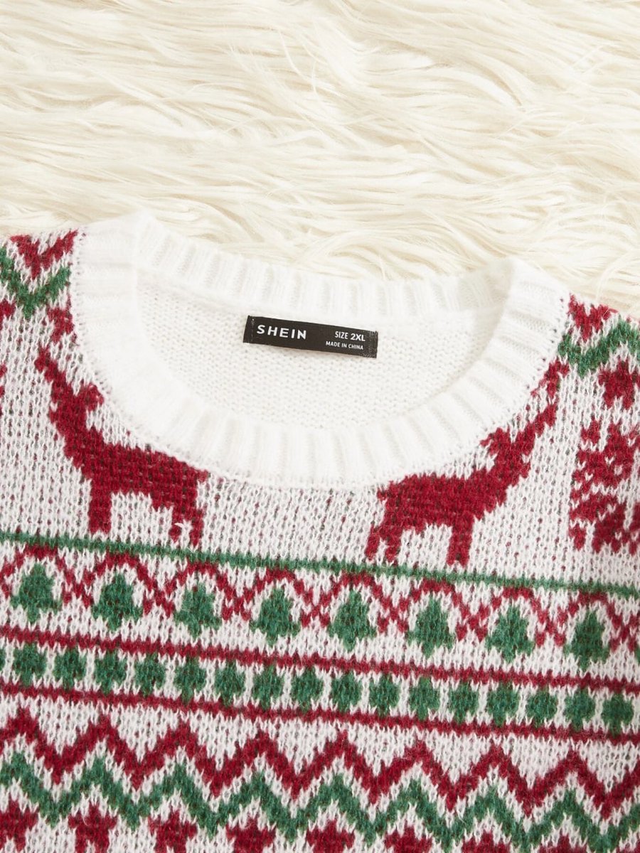 raymond_xin's tweet photo. SHEIN Men Christmas Elk &amp; Chevron Pattern Sweater 🎄🎄
.
.
#SHEIN #sheinfashion #SHEINus #SHEINforall #beautyforall #lady #ladiesfashion #beauty #OOTD #outfit #outfitoftheday #niceclothes #clothes #womenfashion #fashion #womenstyles  #clothing #multicolor #christmas2022 #sweater https://t.co/oYBfcm6TnZ