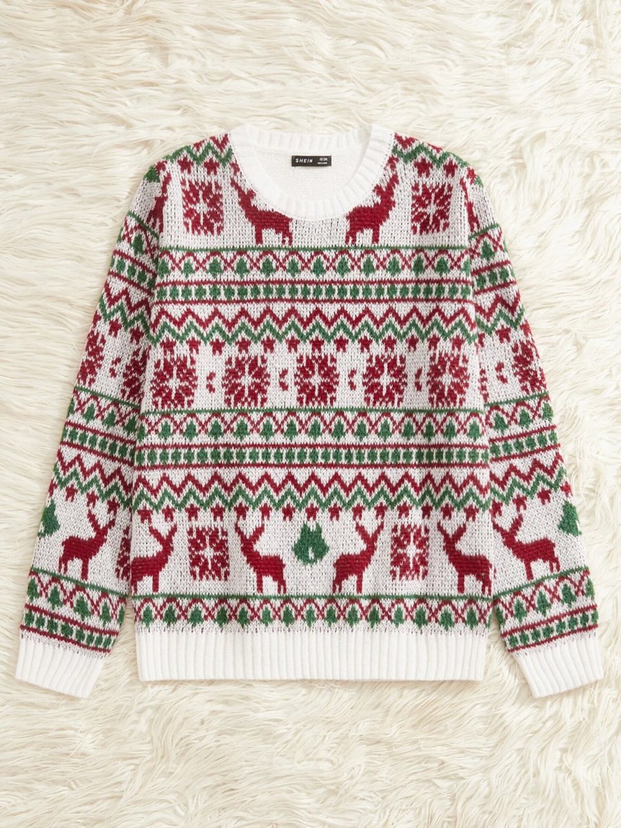 raymond_xin's tweet photo. SHEIN Men Christmas Elk &amp; Chevron Pattern Sweater 🎄🎄
.
.
#SHEIN #sheinfashion #SHEINus #SHEINforall #beautyforall #lady #ladiesfashion #beauty #OOTD #outfit #outfitoftheday #niceclothes #clothes #womenfashion #fashion #womenstyles  #clothing #multicolor #christmas2022 #sweater https://t.co/oYBfcm6TnZ