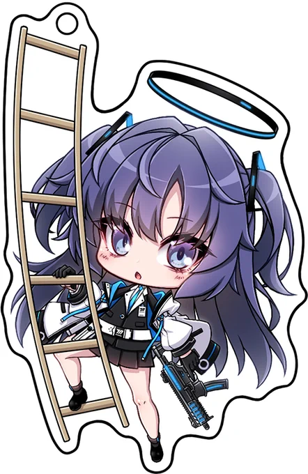 冬コミで出すユウカのアクキーです。#ブルアカ 
