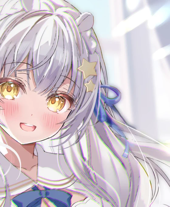 コミケでVの娘の羽村きみかちゃん()の紹介ペーパを置いてます～。無料配布なのでよかったら取っていてください貼っているのはトリミングしたサンプル画像です。裏には私のコメントなどもあります～ 