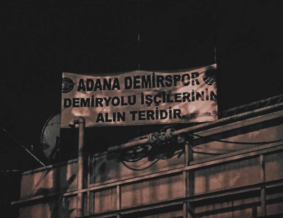 Sen insanlığa kucak açan bir mabet
Mihrabında yüceliyor mavi lacivert                 
Sabret Demirspor’um sabret göznurum
Özlediğin zaferlere ereceksin elbet.’’ / Sabit Oktan #AdanaDemirspor82Yaşında