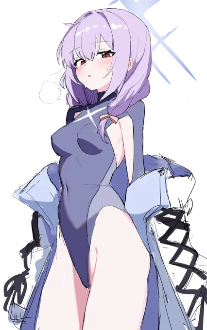 #블루아카이브#ブルアカ 더워하는 공주님 