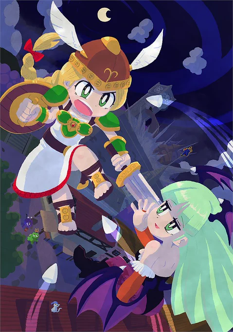 振り返ってみると、過去一番でたくさん描いた年だったんだわ #今年も残りわずかなのでお気に入りの4枚を貼る 